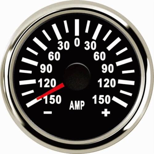 SAMDO 52MM Waterproof Ampere Gauge Ammeter AMP Meter 150A 2" With Current Sensor