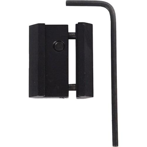 11mm To 22mm Military Dovetail To Weaver Picatinny Aluminum Adapter .22 Cal Rifle Gun Snap In Rail Adapter