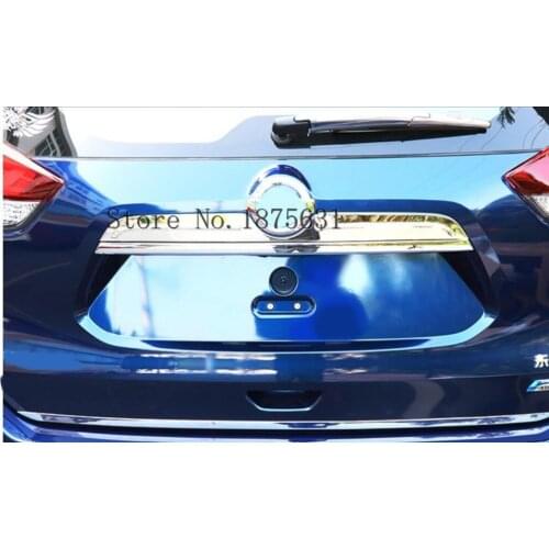 Accessories FIT 2014--2018 FOR Nissan X-Trail REAR TAILGATE TRUNK HANDLE TRIM COVER GARNISH