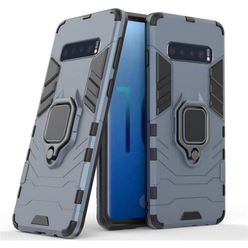 For Samsung Galaxy S10 Case Magnetic Finger Ring Kickstand Hard Phone Case For Samsung Galaxy S10 Cover For Samsung S10 Fundas