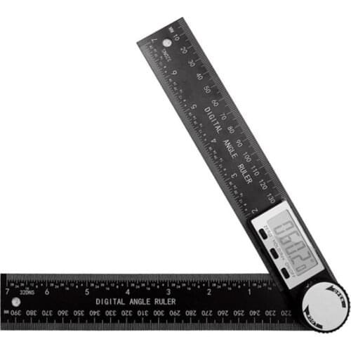 Digital Angle Finder Protractor Angle Measurement Tool, 2-In-1 Miter Saw Protractor for Woodworking, with LCD Display