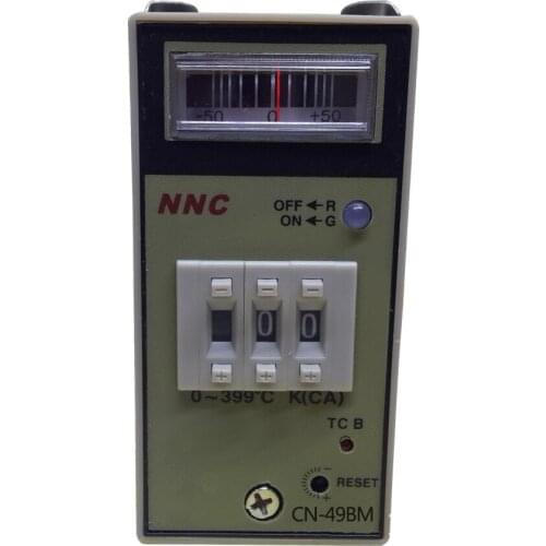 CN-49BM temperature controller, 0-399 degree digital temperature regulator 220V 48*96mm