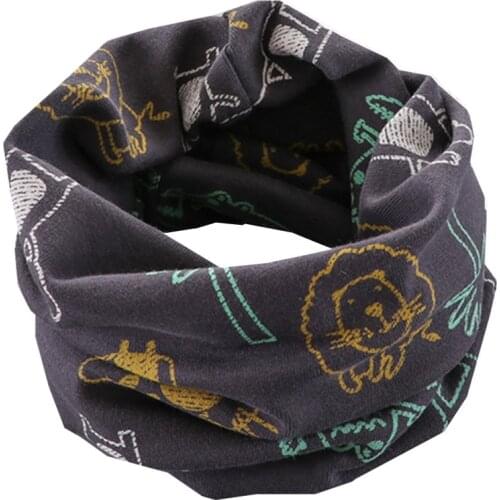 2021 New Spring Autumn Children scarf Fashion kids child cotton scarf boys girls O Ring scarf children collar child neck scarf