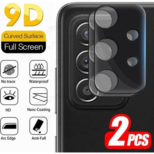 2pcs 9D Curved Rear Camera Case For Samsung Galaxy A52 A72 A32 Sumsung A 32 52 72 Protective Glass Back Lens Ring Cover Fundas