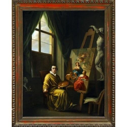 Free shipping classical court male artist painting figures oil painting canvas printings on canvas wall art decoration picture