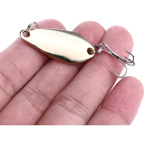 3.5CM 3.7G Metal Spoon Spinner Lure Bass trout Carp Pike Bait fishing Accessories