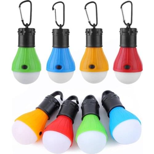 Mini Portable Lighting Lantern Tent Light LED Bulb Emergency Lamp Waterproof Hanging Hook Flashlight Camping Light Use