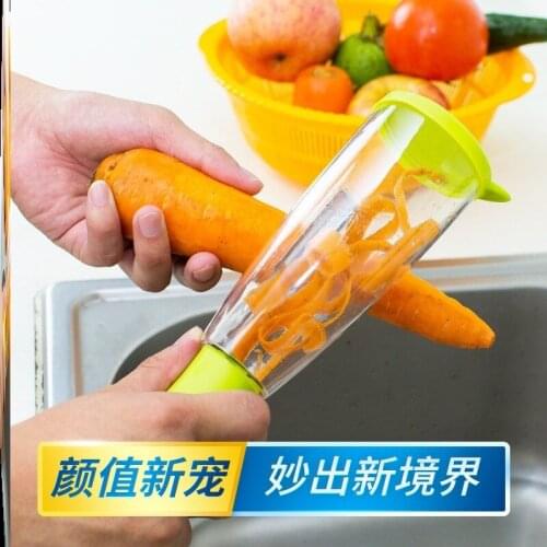 Multifunctional Vegetable Fruit Peeler With Storage Box Useful Kitchen Fruit&Vegetable Tools Carrot Cucumber Apple Potato Peeler