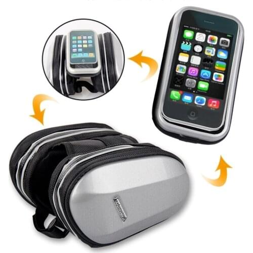 MTP Cycling Mountain Bike Saddle Bag and Phone Package Bag Set Bicycling Riding Sport Side Bags Touch Screen Bicycle Accessories