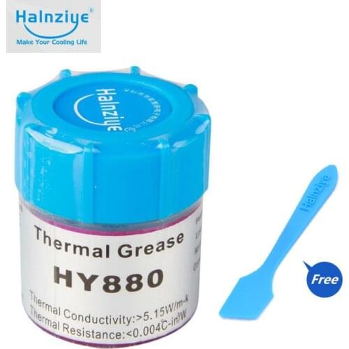 HALNZIYE HY880 Processor graphics card CPU GPU Heat Sink Cooling Cooler Radiator Thermal Grease composite grease silica