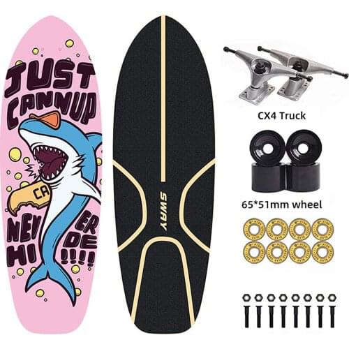 Land Surf Skateboard, Skateboard 35 Inches Long Skateboard, City Road Carver Land Cruiser , Best Choice for Practice Surfing