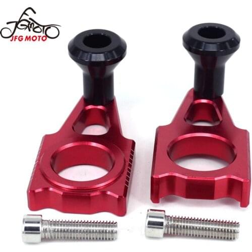 Motorcycle CNC Rear Chain Adjuster Axle Block For HONDA CR125 CR250 CRF250R CRF250X CRF450R CRF450X CRF 250R 250X 450R 450X