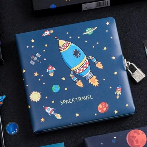 Unicorn Notebook with Lock Journal Kawaii Cat Diary Notepad Agenda Planner Organizer Wonderful Note Book School Travel Handbook