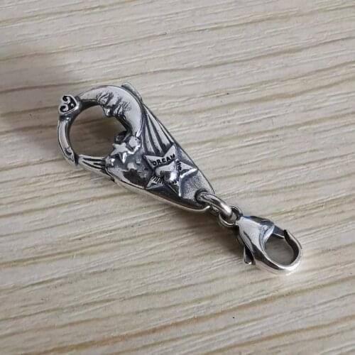 925 Sterling Silver Star Lobster Lock European Beads Charm Jewelry