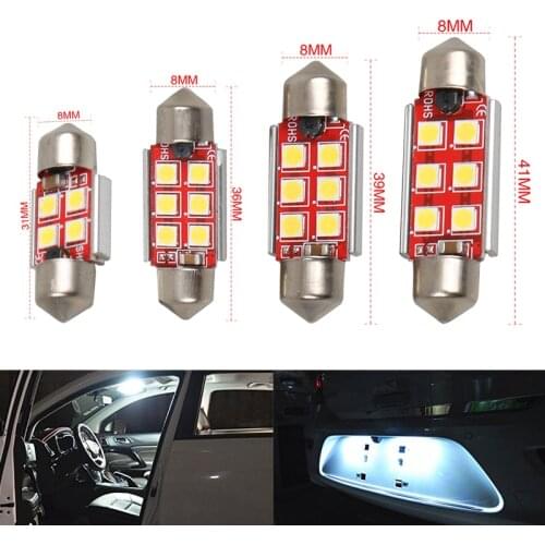 1pc c5w led c10w canbus festoon 31mm 36mm 39mm 41mm led car light bulb 3030smd 24v truck 12v auto interior doom lamp car styling