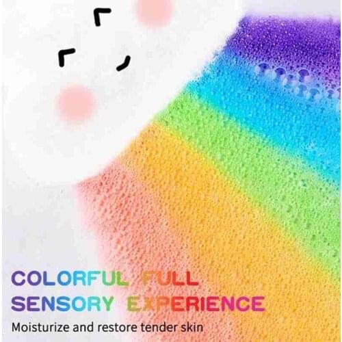 110/220g Rainbow Cloud Star Moon Bath Salt Skin Care Exfoliating Moisturizing Bubble Bath Bombs Ball Bath Supplies For Women Men