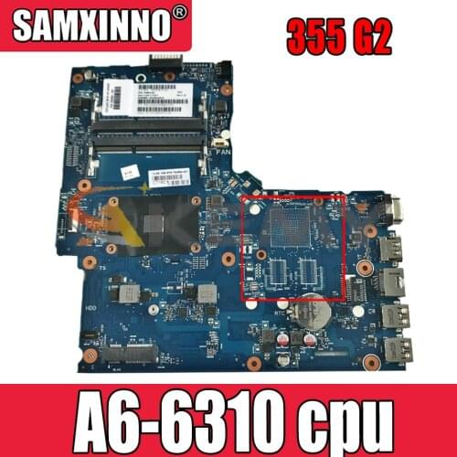 764685-001 764685-601 For HP 355 G2 A6-6310 AM6310 Laptop Motherboard 6050A2612501-MB-A01 DDR3 Notebook Mainboard