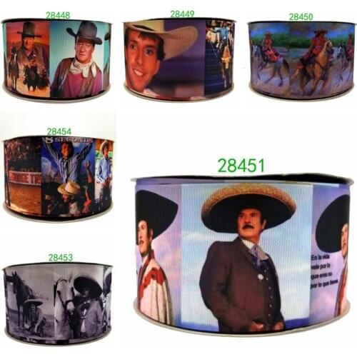 Free shipping 50 yard cartoon printed grosgrain ribbon 28451