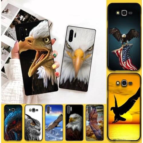 Mantin Bird Eagle hawk Phone Case For Samsung Galaxy Note20 ultra 7 8 9 10 Plus lite J7 J8 Plus 2018 Prime