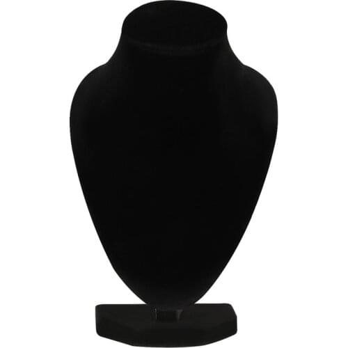 Black Mannequin Velvet Bracklet Necklace Stand Holder Pendant Chain Jewelry Display Decorate Bracelet Jewelry Organizer