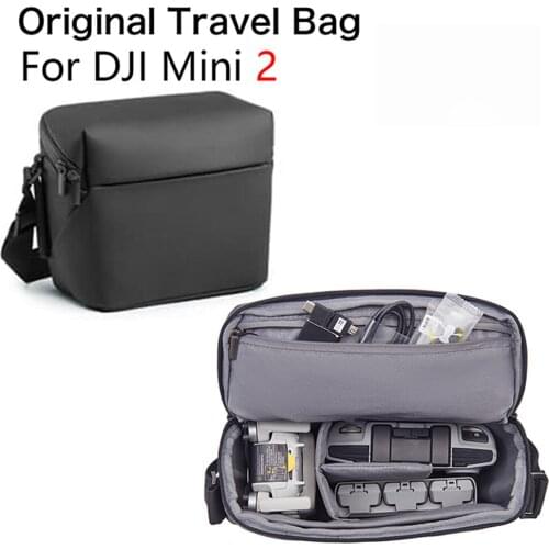 For DJI Mavic Mini 2 Drone Aircraft Remote Controller Battery Storage Bag Outdoor Shoulder Bag Carrying Case