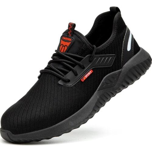 Lightweight Steel Toe Cap Indestructible Shoes Work Safety Shoes Men Women Work Safety Boots Breathable Male Shoes Y