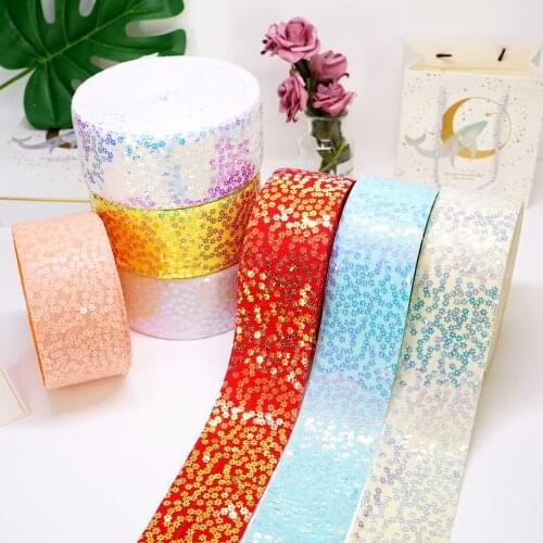DIY Glitter Ribbon For Craft Supplies Sewing Accessories 25 Yards. A2121003