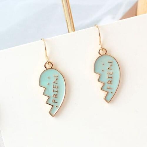 YDGY retro small fresh letter Earrings personality Earrings show face thin Earrings