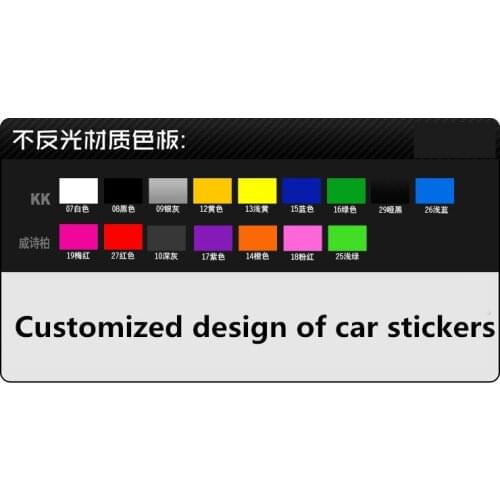 Car sticker customization private design and production of car exterior decoration stickers graffiti