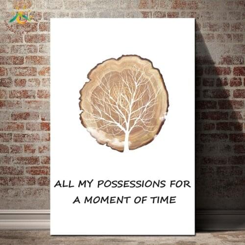 Abstract Money Tree Wall Art HD Prints Canvas Art Painting Modular Picture And Vintag Poster Canvas Painting Home Decor