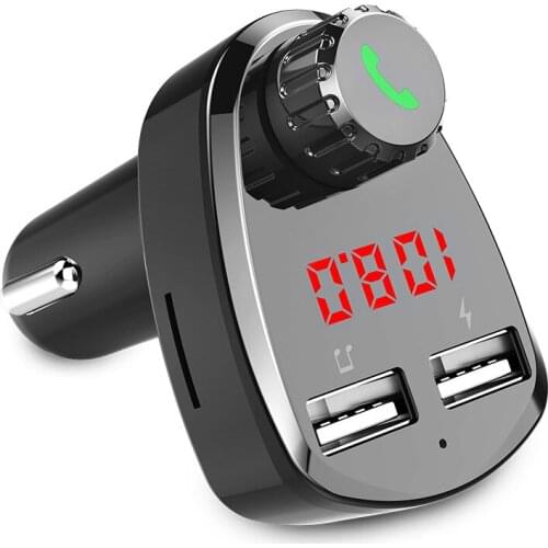 New G13 car mp3 Bluetooth FM Transmitter Car Kit Handsfree Wireless bluetooth MP3 Player Dual USB QC3.0 Fast charger Handsfree