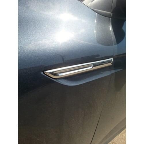 Omsa Line Fit For Renault Megane Iv Fender Signal Lath 2 Piece Set Stainless Steel (After 2016) chromium Styling