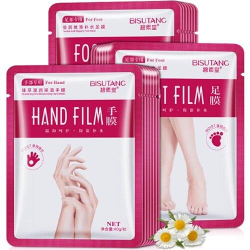 New Exfoliating Hand Foot Mask Peeling Heels Whitening for Exfoliation Mask Spa Remove Dead Skin Anti Dry Rough Hands Skin Care