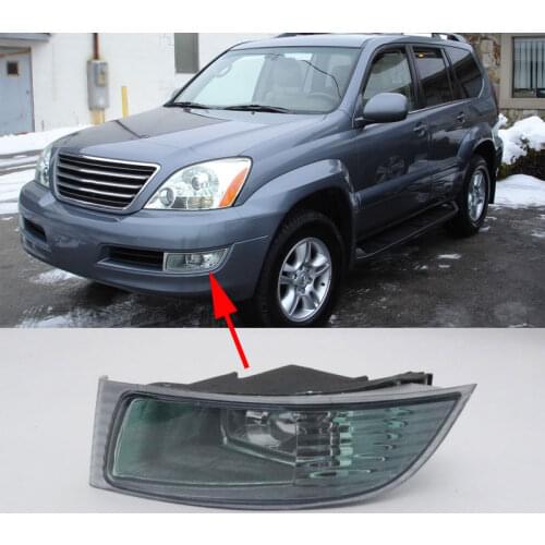 Car Front Bumper Fog Lamp Fog Light for Lexus GX470 UZJ120 2003 2004 2005 2006 2007 2008 2009