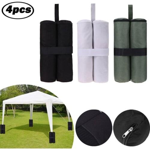 4pcs/set Portable Tent Sandbag Outdoor Canopy Sunshade Shed Support Frame Fixed Windproof Sandbag