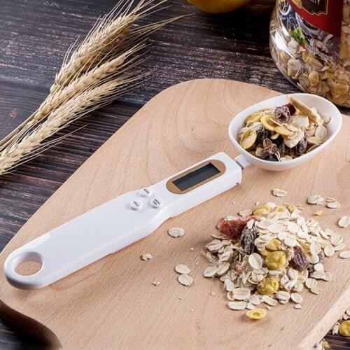 Portable 500g/0.1g Precise Digital Kitchen Measuring Spoons Electronic Spoon Weight Volumn Food LCD Display Food Scale