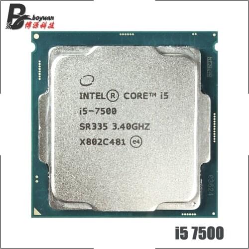 Intel Core i5-7500 i5 7500 3.4 GHz Quad-Core Quad-Thread CPU Processor 6M 65W LGA 1151