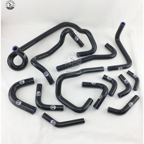 SILICONE Radiator Heater HOSE Kit FOR Nissan skyline GTR R33 R34 RB26DET RB26 (13PCS) red/blue/black