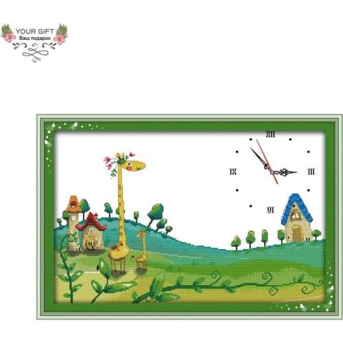 Your Gift G224 14CT 11CT Stamped and Counted Beautiful Homeland Cross Stitch Home Decoration