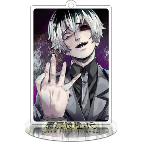 Height 9cm Tokyo Ghoul Anime Action Figure Toy Acrylic Keychain Decorative Ornaments