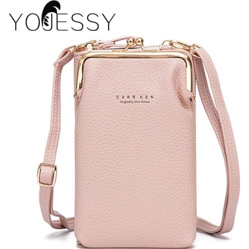 YOJESSY Crossbody Cell Phone Shoulder Bag Cellphone Bag Fashion Daily Use Card Holder Mini Summer Shoulder Bag for Women Wallet