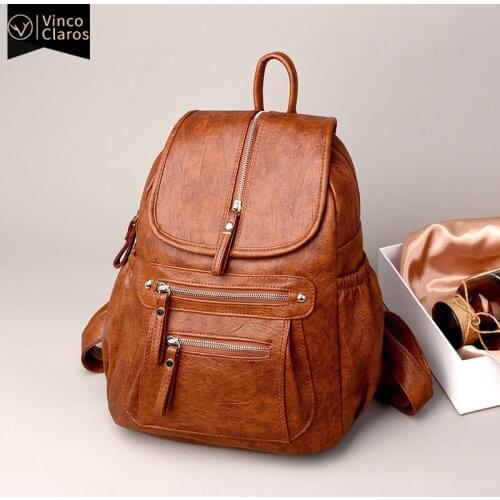 High Quality Backpack Leather Female Women Backpacks Travel Luxury Backpack Purse for Women Large Capacity Backpack Designer Bag