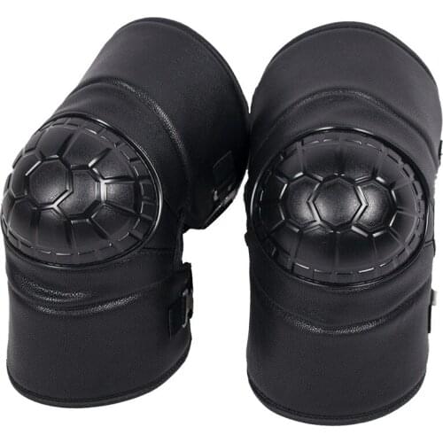 Winter Warm Thicken Motorcycle Knee Pads Waterproof Leather Motocross Knee Protector Guard Moto Knee Protectors Protective Gear