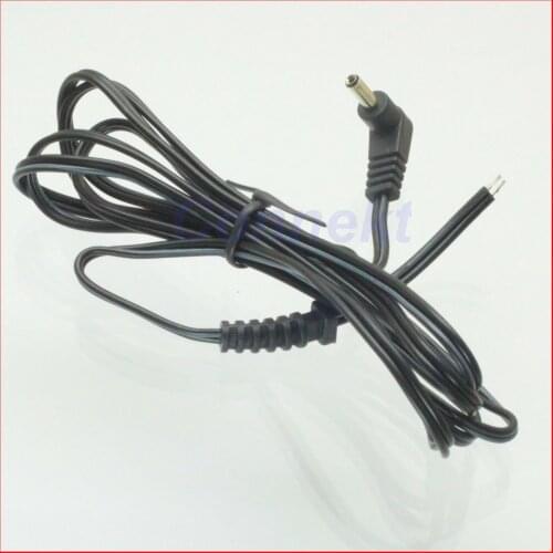 10pcs/lot 3.5x1.35mm Male Plug rignt angle DC Power Extension Cable / cord 1M CCTV 0.2mm2
