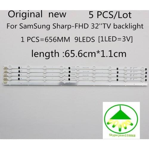 100%New LED strip For SamSung 32''TV D2GE-320SC1-R0 CY-HF320BGSV1H UE32F5000AK ue32f5500aw UE32F5700AW HF320BGS-V1 65.6CM