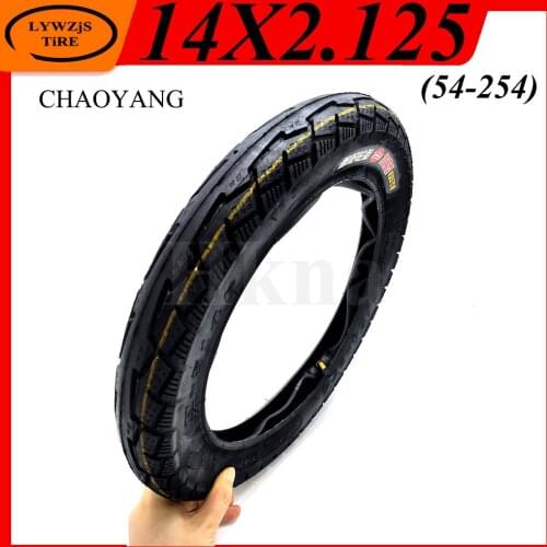 14x2.125 Tire Inner Outer Tube for Electric Motorcycle E-Bike 54-254 Tyre Accessories