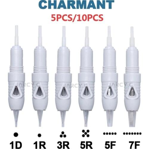 5pcs/lot Liberty Tattoo Cartridge Needles Disposable Charmant Tattoo Machine Pen Supply For Semi-Permanent Makeup Eyebrow Lip