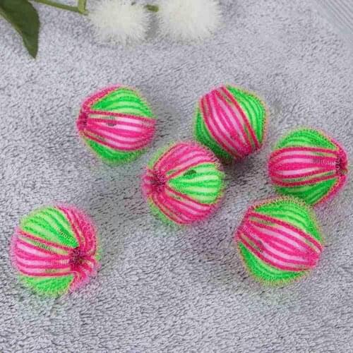 6Pcs Washing Machine Hair Remover Laundry Ball Fluff Cleaning Cleaning Ball Sticking Hair Removal G6E1