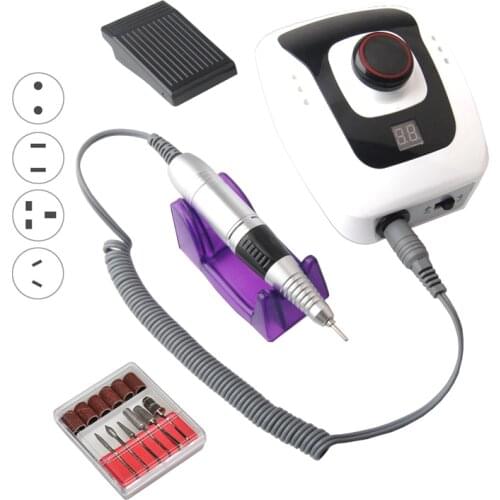 35000RPM Electric Nail Drill Machine Salon Nail Drill Machine Manicure Drill Pedicure Drill Professional Nail Drill Machine