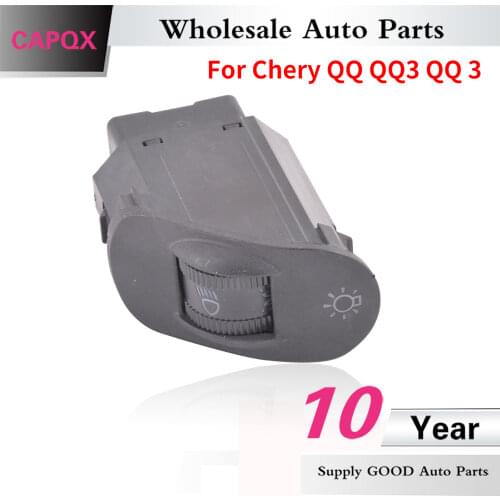 CAPQX For CHERY QQ QQ3 QQ 3 Automobile Headlight Switch Headlight Adjustment Switch Headlamp Button Front Light On/off Switch